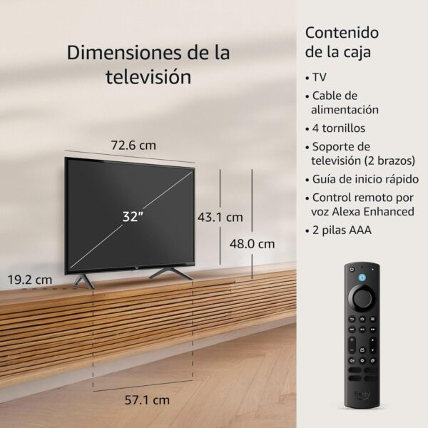 Televisor Smart TV Amazon Fire TV 2-Series de 32” - Imagen 6