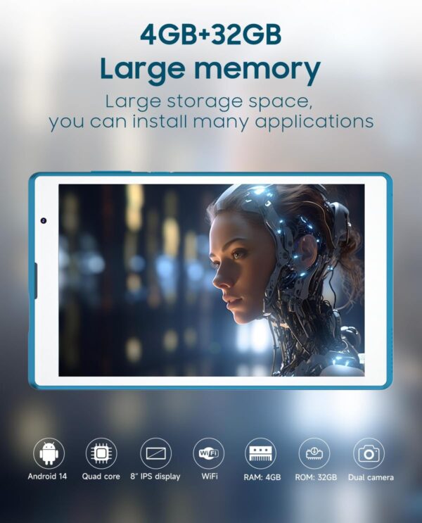 Tablet COOPERS  32GB - 2GB Android 14 - Imagen 2